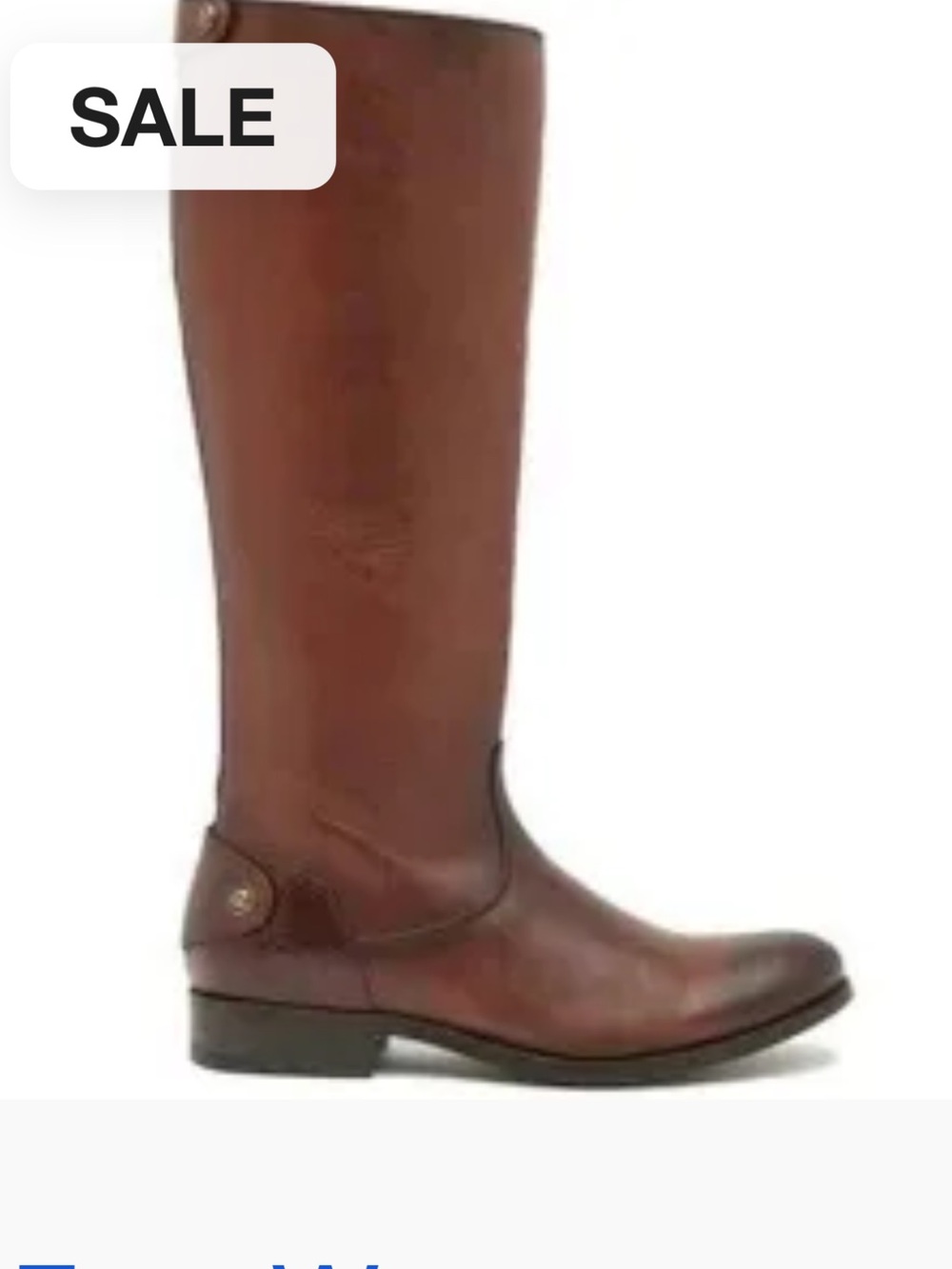 Frye Tall Leather Riding Boots - Brown